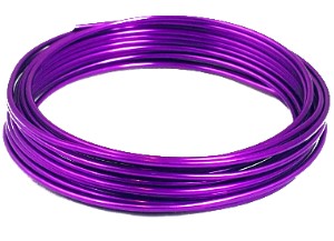 Алюмініевага провада ў кольцах